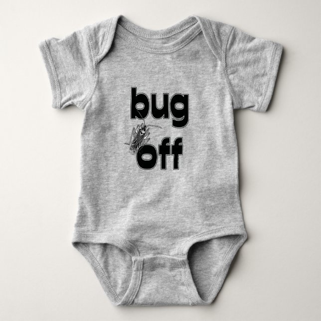 Hau ab baby strampler (Vorderseite)
