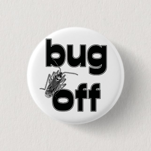 Hau ab button (Vorderseite)