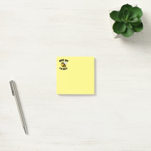 Hau Ab, Ich Bin Beschäftigt Post-it Klebezettel (Büro)