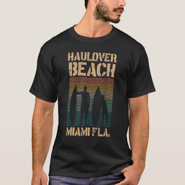 Hau Beach Miami Florida Surf Spot Souvenir T-Shirt (Vorderseite)