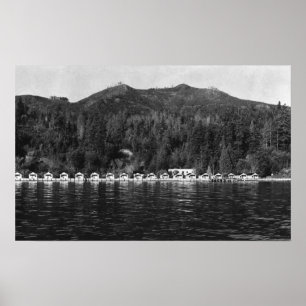 Hauben-Kanal, WA Ansicht und Poster