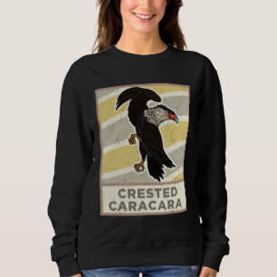 Haubenkarakara-Vögel Biologe Ornithologe Vogelbild Sweatshirt