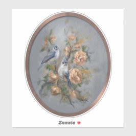 Haubenmeisen Aufkleber