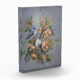 Haubenmeisen Fotoblock