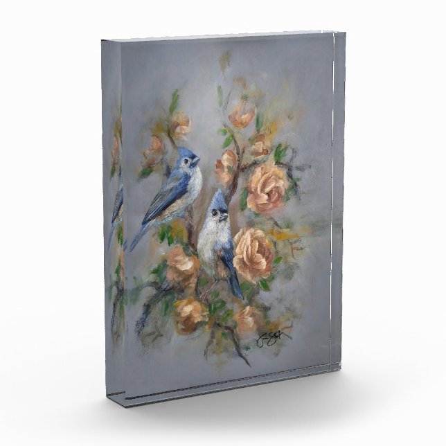 Haubenmeisen Fotoblock (Links)