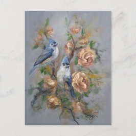 Haubenmeisen Postkarte