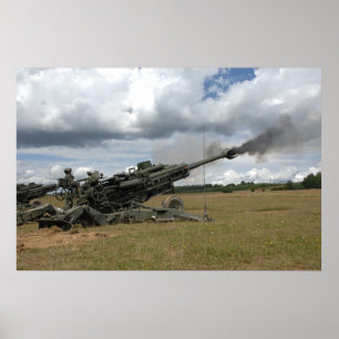 Haubitze M777 Poster