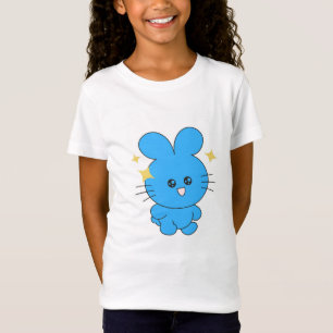 Hauch Blue Bunny Cartoon T-Shirt