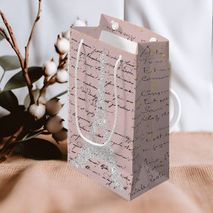 Hauch von Silber 2 Eiffelturm Kleine Geschenktüte