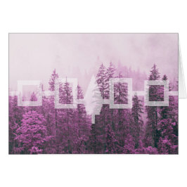 Haudenounee Misty Forest Flag Card