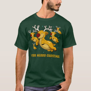 Haufen fliegender Rentiere T-Shirt