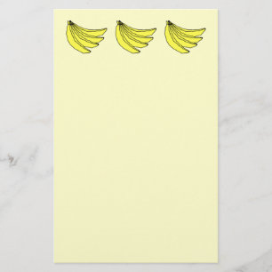 Haufen gelber Bananen. Briefpapier