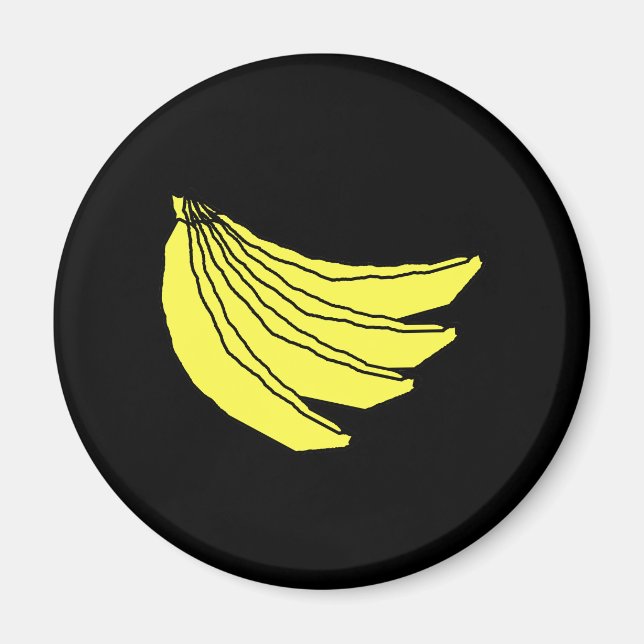 Haufen gelber Bananen. Magnet (Vorne)