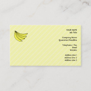 Haufen gelber Bananen. Visitenkarte