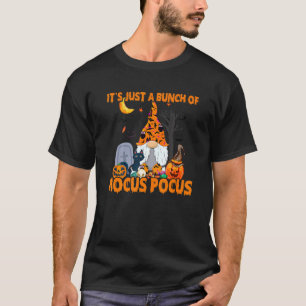 Haufen Hokuspokus Kürbis Gnom Fledermäuse Gruselka T-Shirt