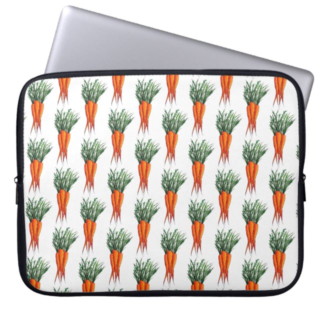 Haufen Karotten Orange Gemüsegarten Veggie Garten Laptopschutzhülle (Vorderseite)