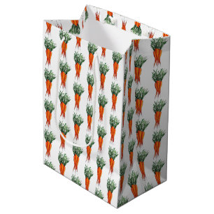 Haufen Karotten Orange Gemüsegarten Veggie Garten Mittlere Geschenktüte