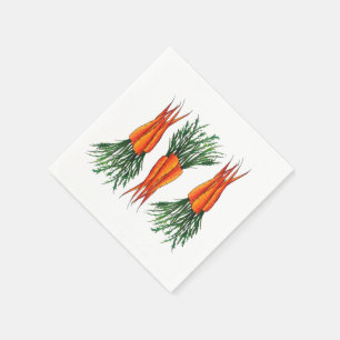 Haufen Karotten Orange Gemüsegarten Veggie Garten Serviette