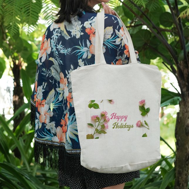 Haufen rosa Rosen Tote Tasche (Bunch of pink roses Tote Bag
)