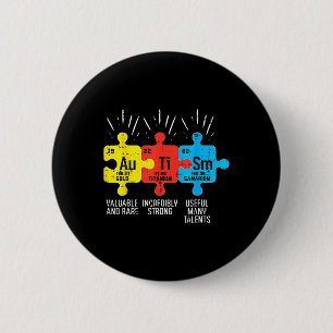 Häufig auftretende Autismus-Elemente - Sensibilisi Button