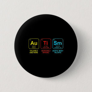 Häufig auftretende Autismus-Elemente - Sensibilisi Button