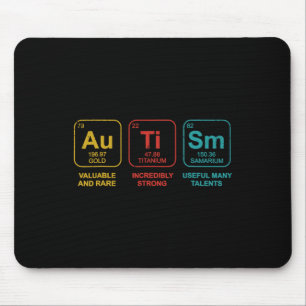 Häufig auftretende Autismus-Elemente - Sensibilisi Mousepad