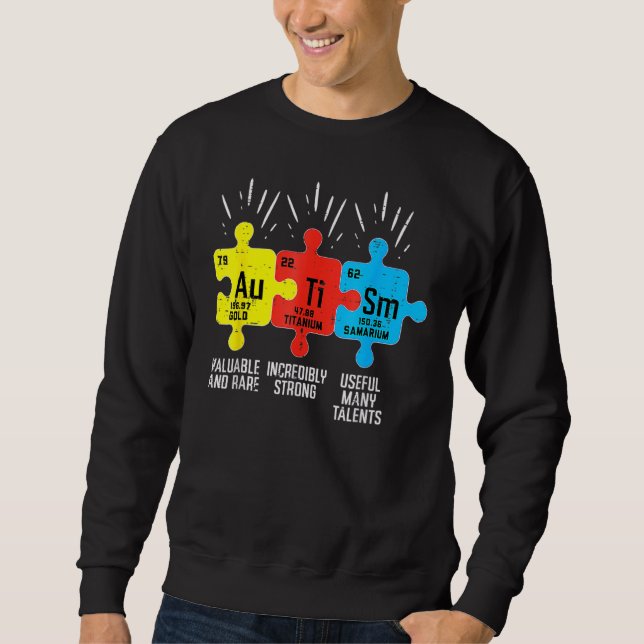 Häufig auftretende Autismus-Elemente - Sensibilisi Sweatshirt (Vorderseite)