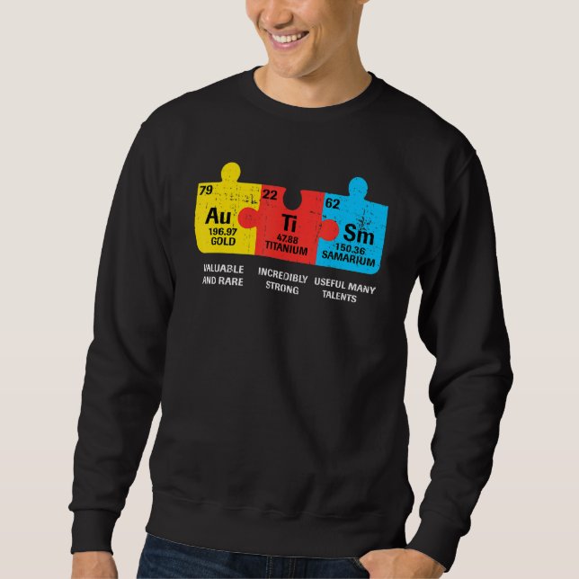 Häufig auftretende Autismus-Elemente - Sensibilisi Sweatshirt (Vorderseite)