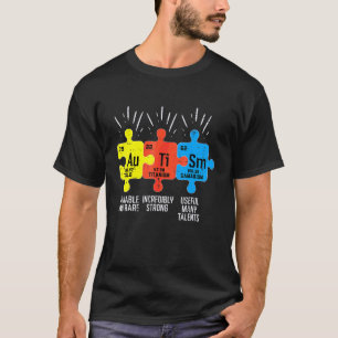 Häufig auftretende Autismus-Elemente - Sensibilisi T-Shirt