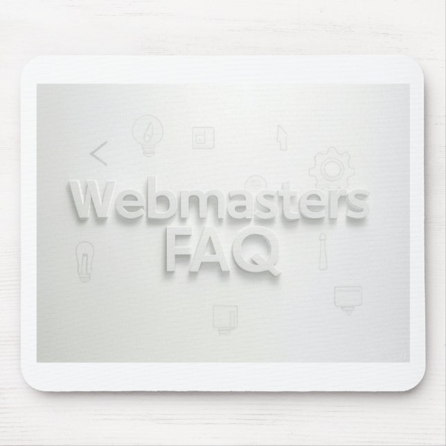 Häufig gestellte Fragen zu Webmasters Mousepad (Vorne)