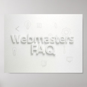 Häufig gestellte Fragen zu Webmasters Poster