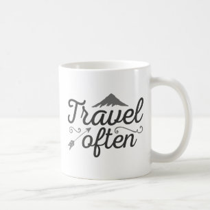Häufig reisen kaffeetasse