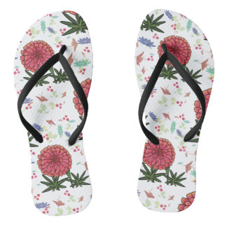 Häufig Zinnblütenmuster Flip Flops