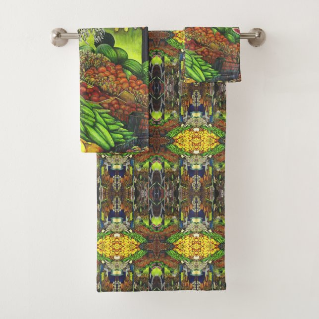 Häufige Fragen der Interaktionen zwischen Menschen Badhandtuch Set (Insitu)