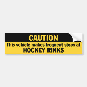 Häufige Stopps (Hockey) Autoaufkleber