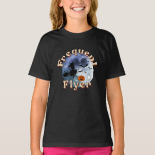 Häufiger Flyer Halloween Rotzspieß Broomstick T-Shirt