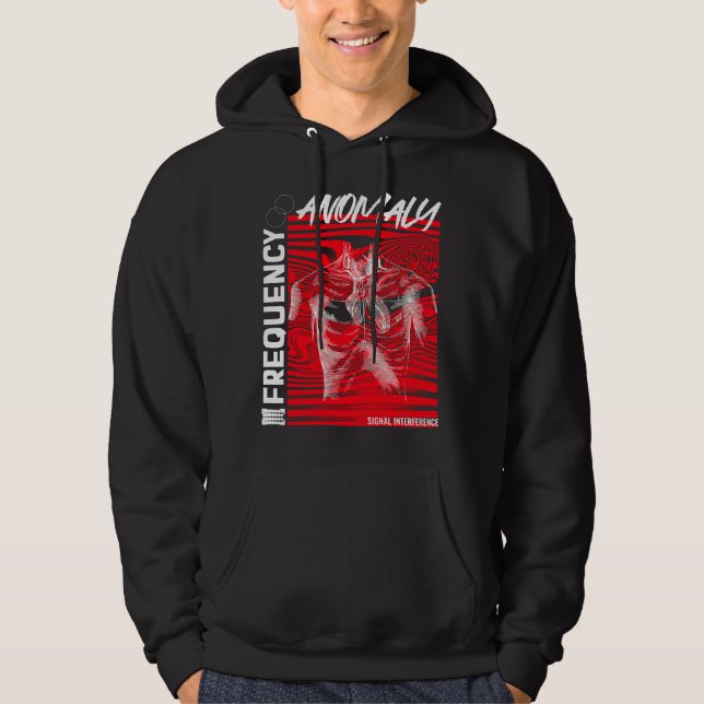 Häufigkeit Anomalie Wissenschaft Abstrakt Streetwe Hoodie (Vorderseite)