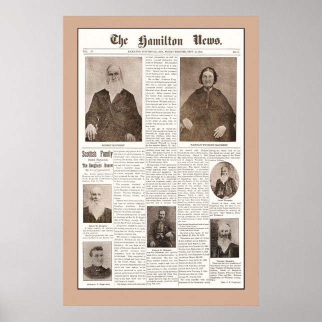 Haughey Family Wiedersehen - 16. September 1904 -  Poster (Vorne)