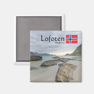 Haukland Andenken Magnet