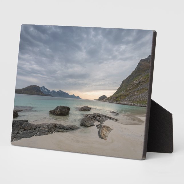 Haukland Lofoten Fotoplatte (Seite)