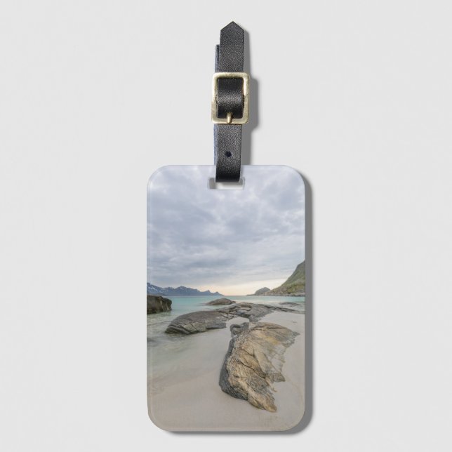 Haukland Lofoten Gepäckanhänger (Vorderseite Vertikal)