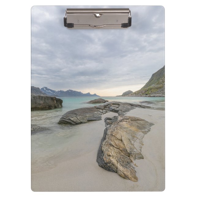 Haukland Lofoten Klemmbrett (Vorderseite)