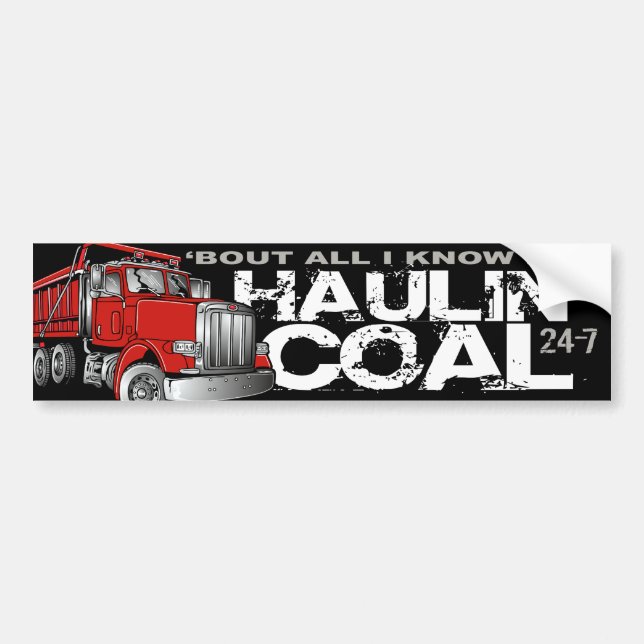 HAULIN' COAL AUTOAUFKLEBER (Vorne)