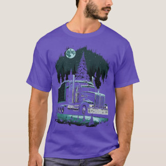Hauling Holiday Cheer Christmas SemiTruck T-Shirt