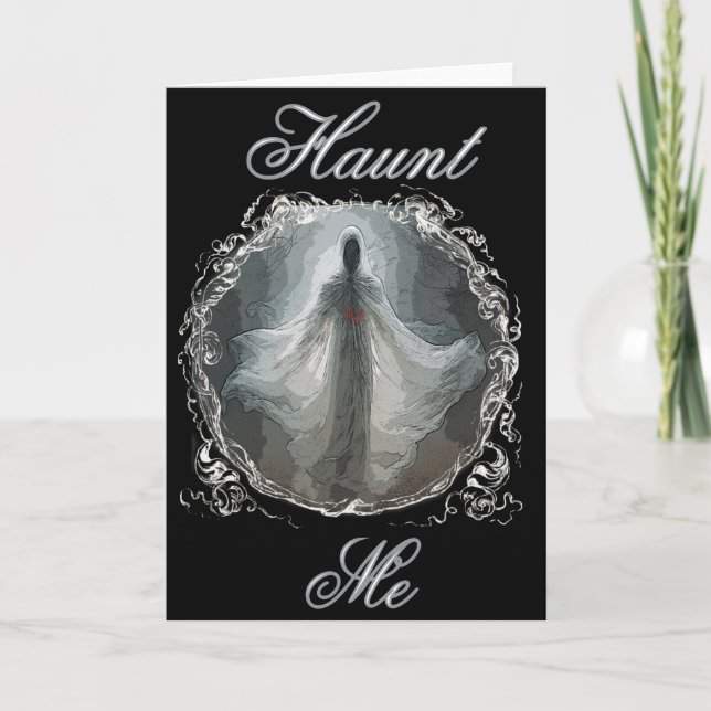 Haunt Me Karte (Vorderseite)