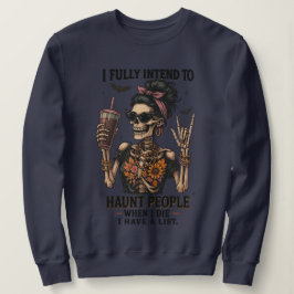 "Haunt People" Halloween Coolstes Sweatshirt