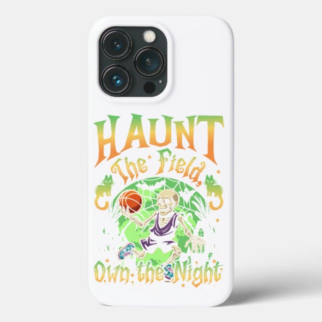 Haunt The Field Own The Night Sports Halloween Case-Mate iPhone Hülle (Rückseite)
