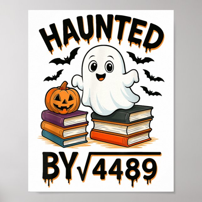 Haunted 67 Meme Six Seven 6-7 Funny Internet Joke  Poster (Vorne)