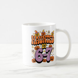 Haunted 67 Meme Six Seven 6-7 Lustiger Internet-Wi Kaffeetasse