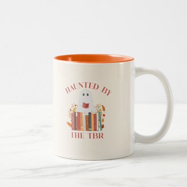 Haunted by the TBR Zweifarbige Tasse (Rechts)